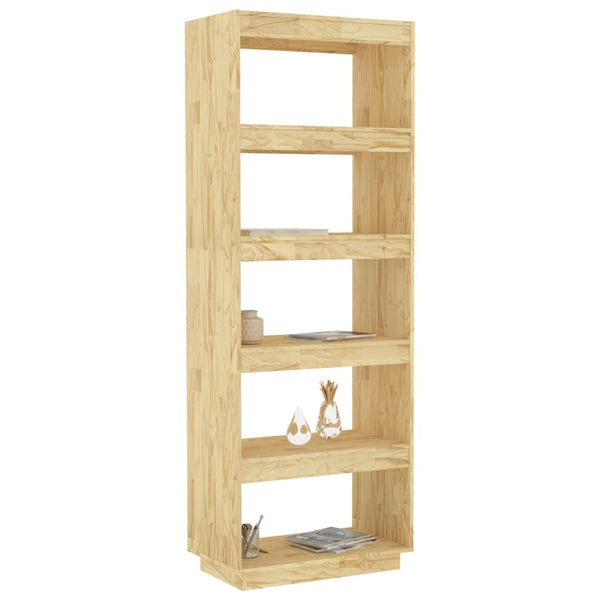 Massivholz Bücherregal Raumteiler Kiefer 167cm