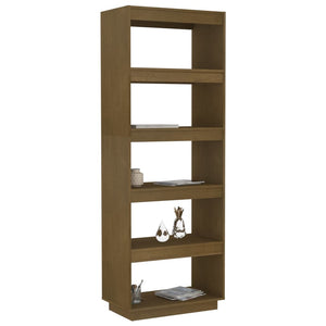 Bücherregal Honigbraun Kiefer Massivholz