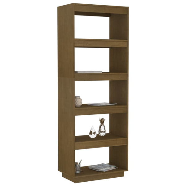 Bücherregal Honigbraun Kiefer Massivholz