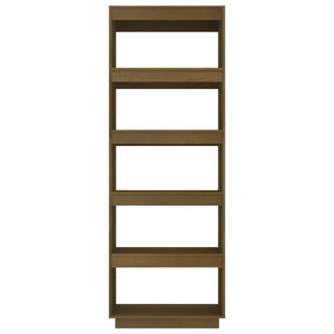 Bücherregal Honigbraun Kiefer Massivholz