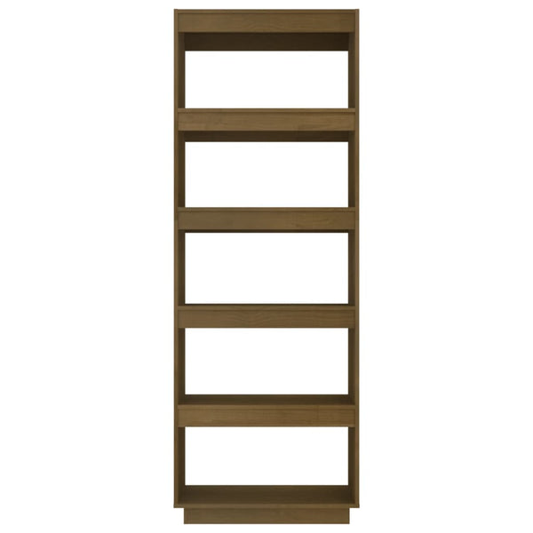 Bücherregal Honigbraun Kiefer Massivholz