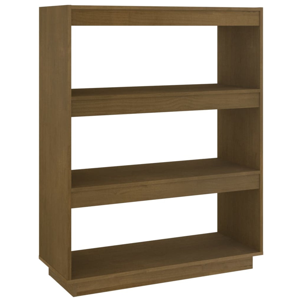 vidaXL Étagère/Séparateur de pièce Marron Miel 80x35x103 Bois de pin massif