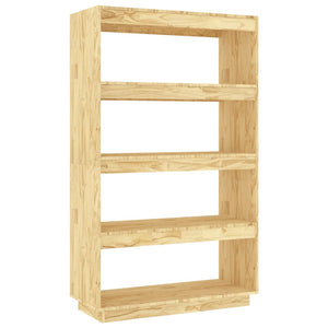 Massivholz Bücherregal Raumteiler 80x135cm
