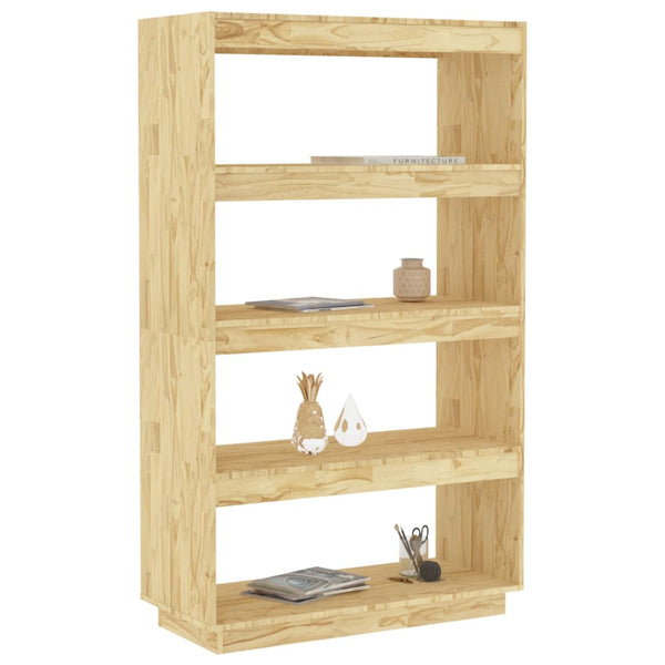 Massivholz Bücherregal Raumteiler 80x135cm