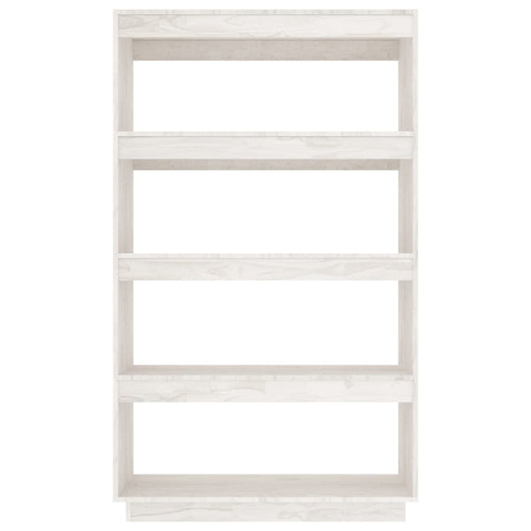 Weißes Kiefer Bücherregal 80x35x135cm