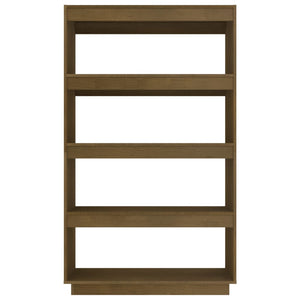 vidaXL Étagère/Séparateur de pièce marron miel 80x35x135 cm Bois de pin massif