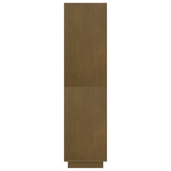 vidaXL Étagère/Séparateur de pièce marron miel 80x35x135 cm Bois de pin massif