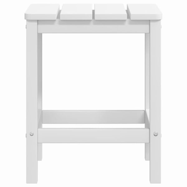 Adirondack-Gartentisch Weiß 38x38x46 cm HDPE