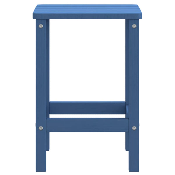Adirondack-Gartentisch Meeresblau 38x38x46 cm HDPE