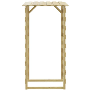 Pergola mit Dach 100x90x200 cm Imprägniertes Kiefernholz