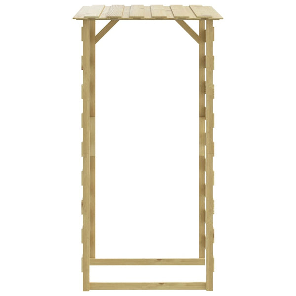 Pergola mit Dach 100x90x200 cm Imprägniertes Kiefernholz