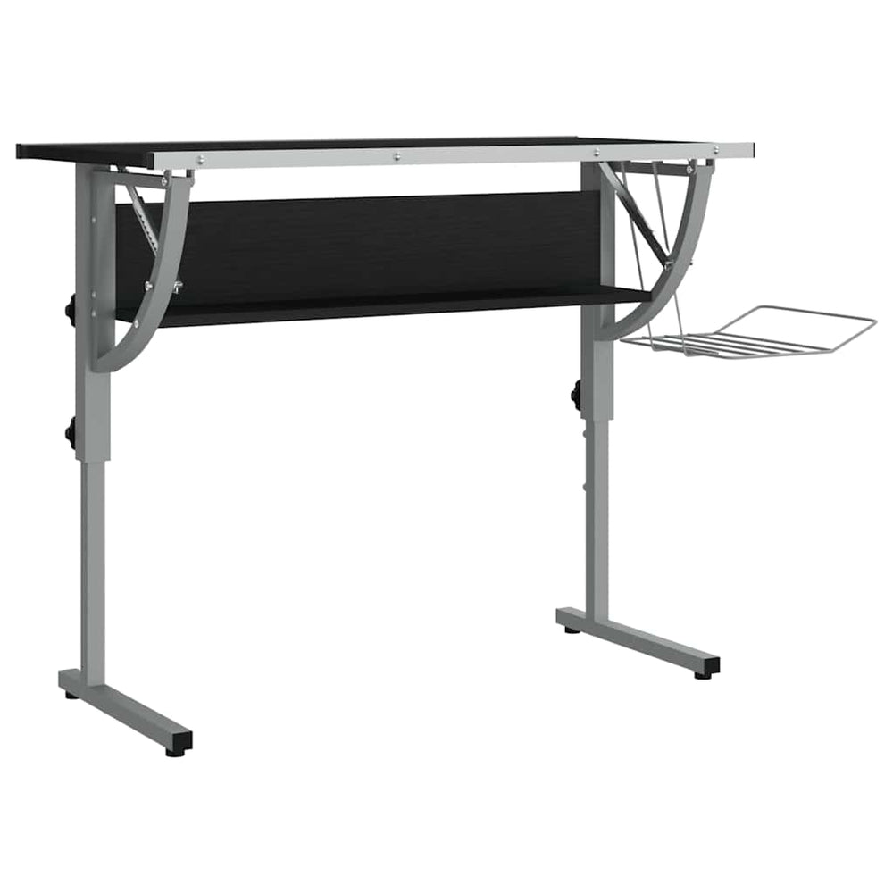 Basteltisch Schwarz & Grau, Verstellbar