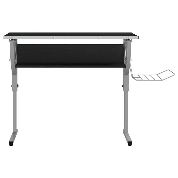 Basteltisch Schwarz & Grau, Verstellbar
