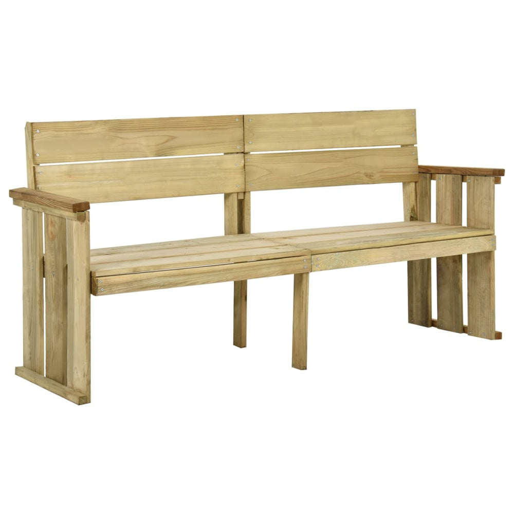 Gartenbank 172 cm Kiefernholz Imprägniert