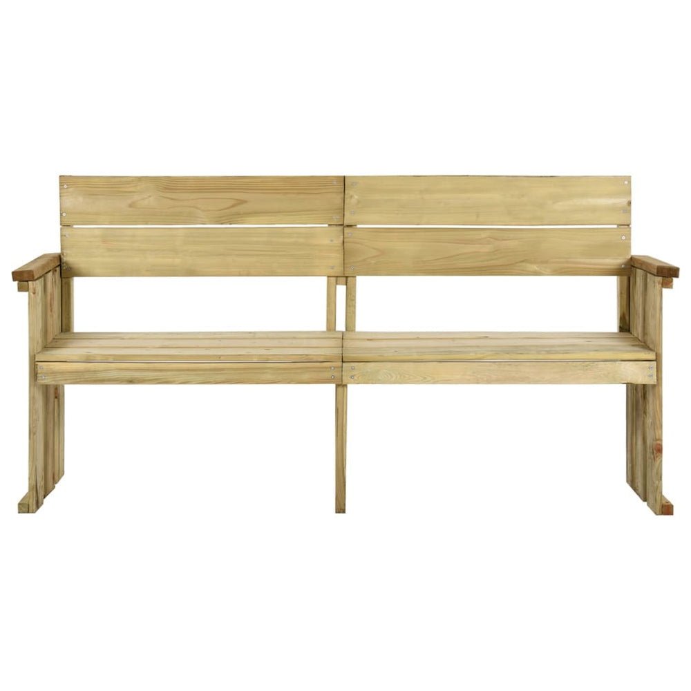 Gartenbank 172 cm Kiefernholz Imprägniert