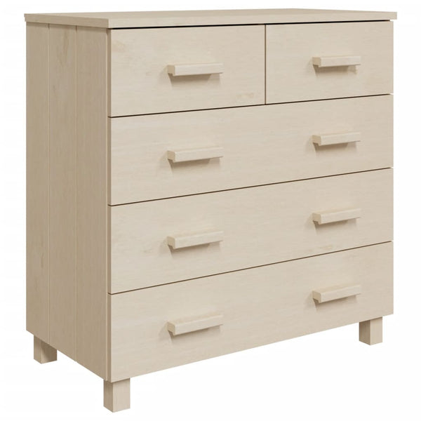 Sideboard HAMAR Honigbraun Kiefer Massivholz 79x80cm