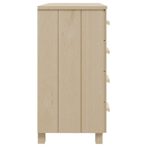 Sideboard HAMAR Honigbraun Kiefer Massivholz 79x80cm
