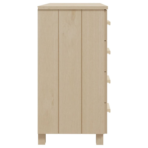 Sideboard HAMAR Honigbraun Kiefer Massivholz 79x80cm