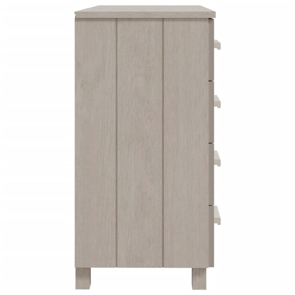 Weißes Kiefer Massivholz Sideboard 79 cm