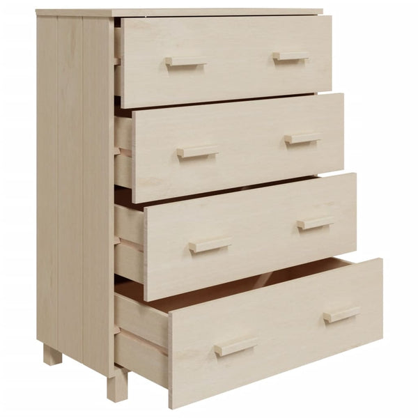 Honigbraunes Sideboard HAMAR Kiefer Massivholz