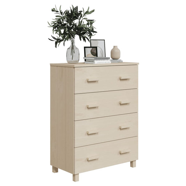Honigbraunes Sideboard HAMAR Kiefer Massivholz