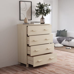 Honigbraunes Sideboard HAMAR Kiefer Massivholz