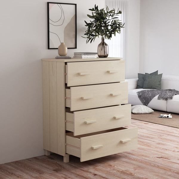 Honigbraunes Sideboard HAMAR Kiefer Massivholz