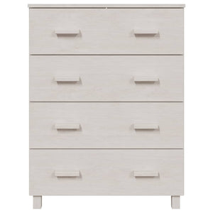 Sideboard HAMAR Weiß Kiefer Massivholz 79 cm