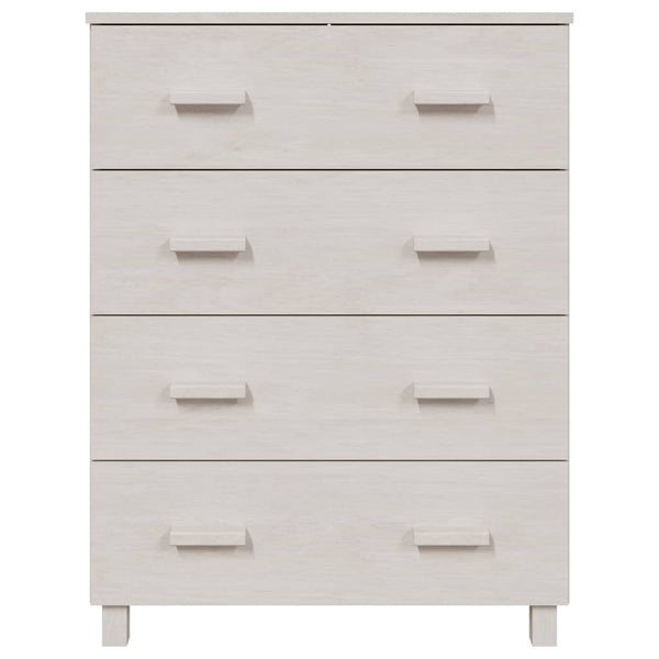 Sideboard HAMAR Weiß Kiefer Massivholz 79 cm