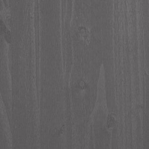 Sideboard HAMAR Hellgrau Kiefer Massivholz 79x40x103,5 cm