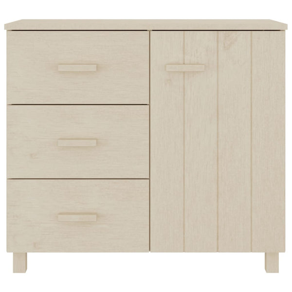 Sideboard HAMAR Honigbraun Kiefer Massivholz 90 cm
