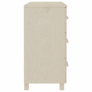 Sideboard HAMAR Honigbraun Kiefer Massivholz 90 cm