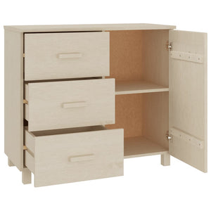 Sideboard HAMAR Honigbraun Kiefer Massivholz 90 cm
