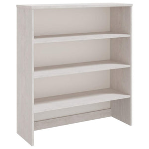 Highboard Aufsatz Weiß 90x100cm Massivholz
