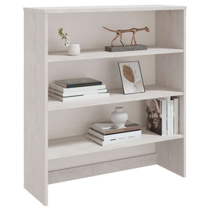 Highboard Aufsatz Weiß 90x100cm Massivholz