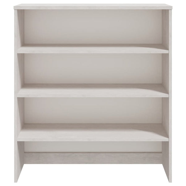 Highboard Aufsatz Weiß 90x100cm Massivholz