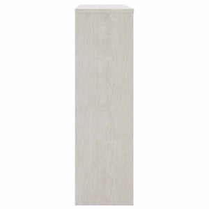 Highboard Aufsatz Weiß 90x100cm Massivholz