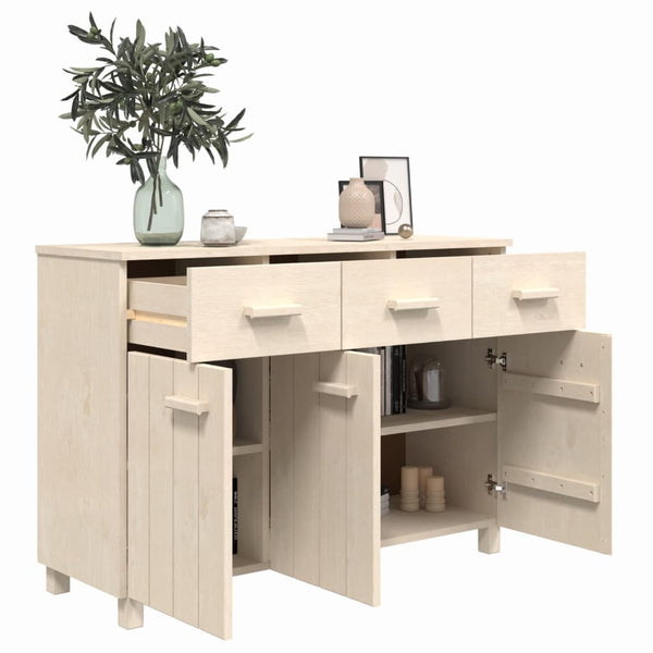 Sideboard HAMAR Honigbraun Kiefer Massivholz