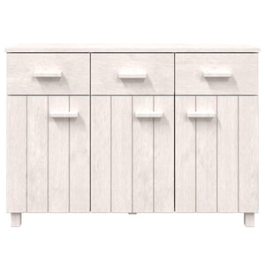 Weißes Sideboard HAMAR, Kiefer Massivholz, 113 cm