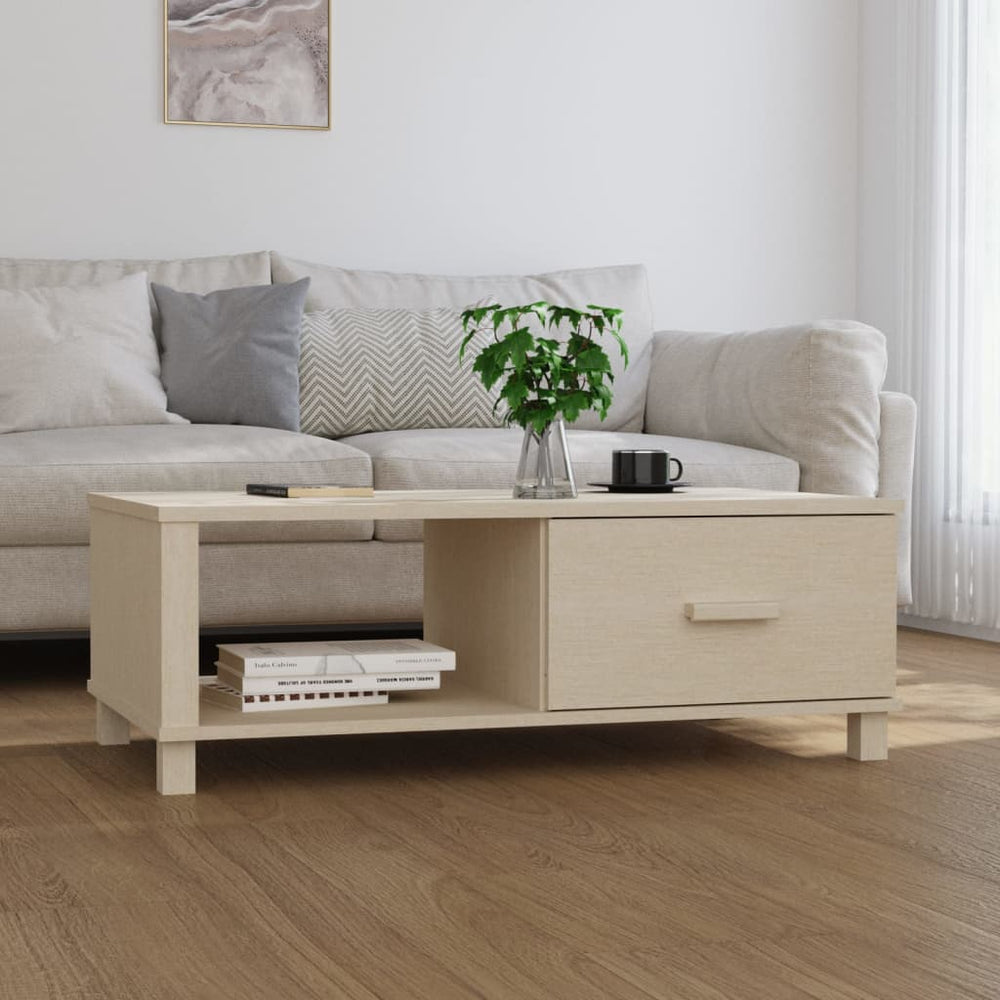 Sideboard HAMAR Honigbraun Kiefer Massivholz