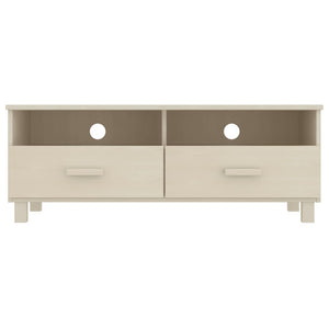 TV-Schrank Kiefer Massivholz Honigbraun 106 cm