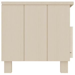 TV-Schrank Kiefer Massivholz Honigbraun 106 cm
