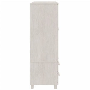 Weißer Kleiderschrank HAMAR Kiefer Massivholz 99x137cm