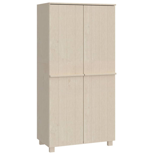 Massivholz Kleiderschrank Kiefer Honigbraun
