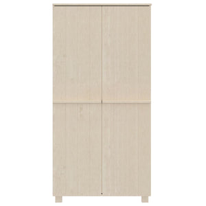 Massivholz Kleiderschrank Kiefer Honigbraun