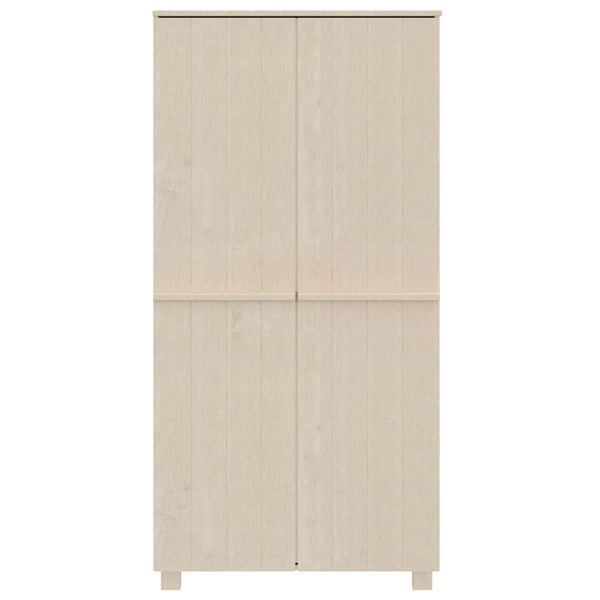 Massivholz Kleiderschrank Kiefer Honigbraun