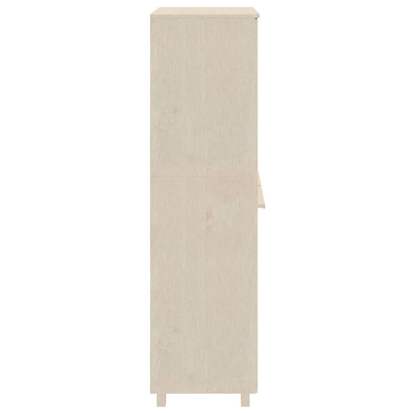 Massivholz Kleiderschrank Kiefer Honigbraun