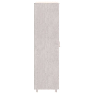 Weißer Kleiderschrank HAMAR Kiefer Massivholz 89x180cm