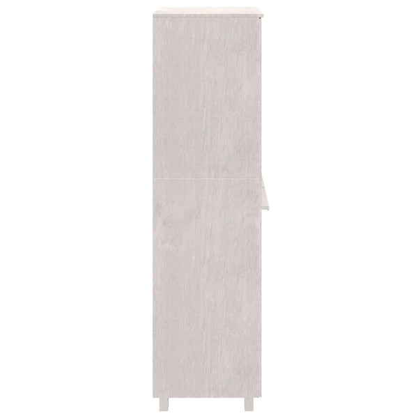 Weißer Kleiderschrank HAMAR Kiefer Massivholz 89x180cm