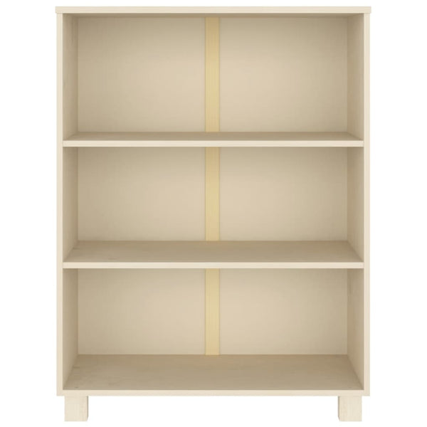 Bücherschrank HAMAR Honigbraun Kiefer Massivholz
